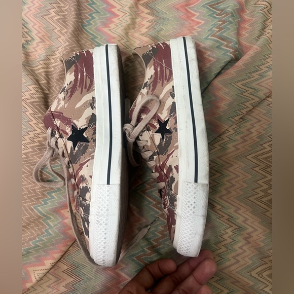 Converse One Star Pro Ox Low Top Brushstroke Camo Mens Size 9 Mens A03679c Used - Picture 3 of 11